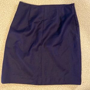 harris wallace skirt blue pleated